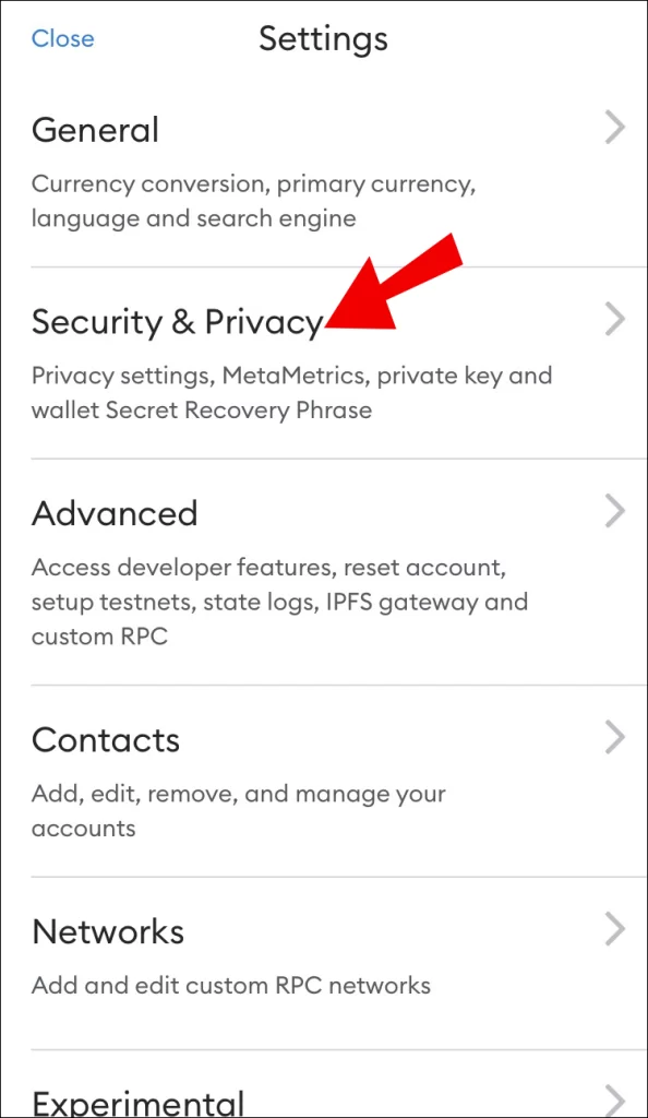 Find security privacy 
